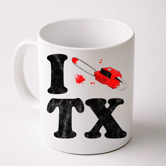 I Love Texas Chainsaw Front & Back Coffee Mug