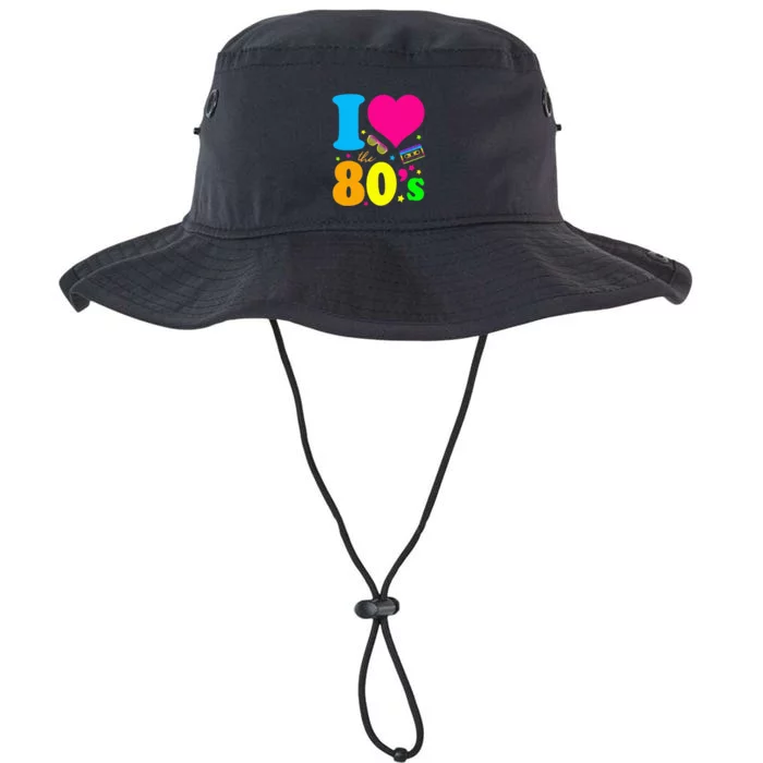 I Love The 80S 80s 90s Costume Party Legacy Cool Fit Booney Bucket Hat