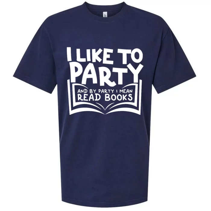 I Like To Party (Read Books) Sueded Cloud Jersey T-Shirt