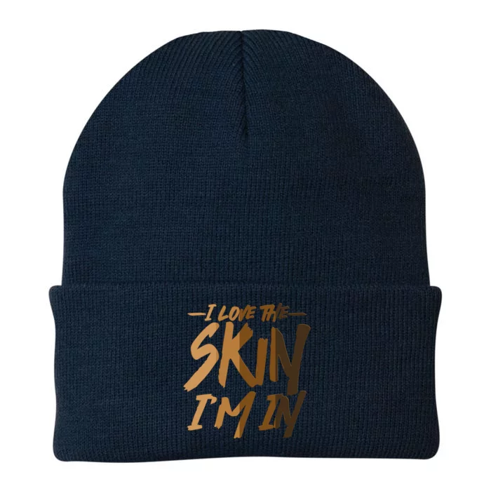 I Love The Skin I'm In Melanin Skin Tones Knit Cap Winter Beanie