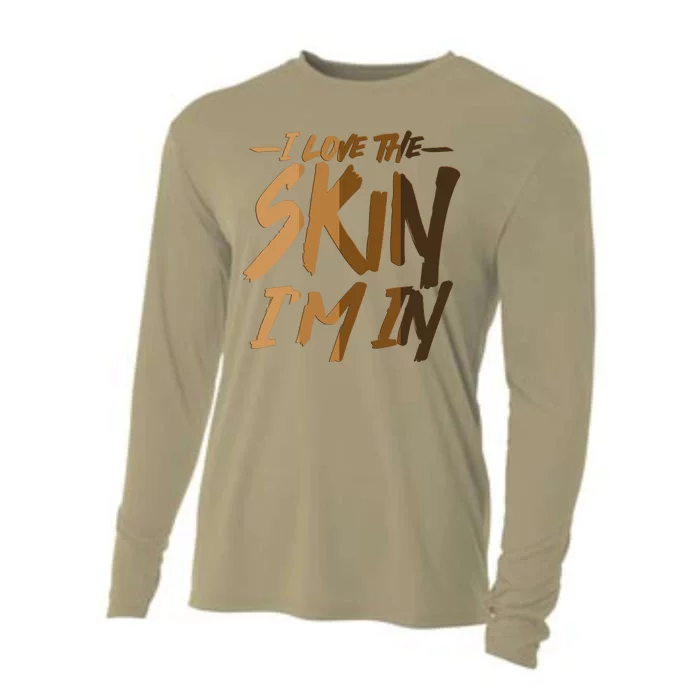 I Love The Skin I'm In Melanin Skin Tones Cooling Performance Long Sleeve Crew