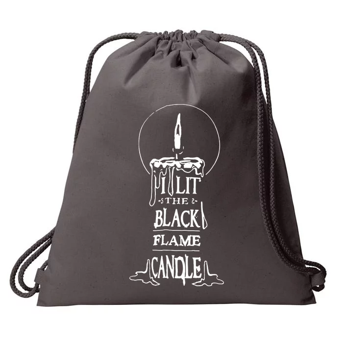 I Lit The Back Flame Candle Drawstring Bag