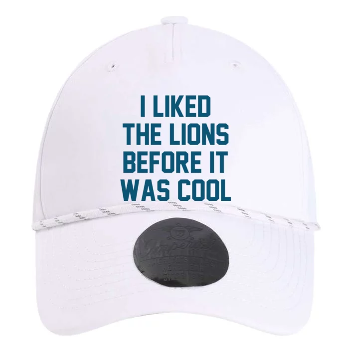 I Liked The Lions Before It Was Cool Funny Football Performance The Dyno Cap