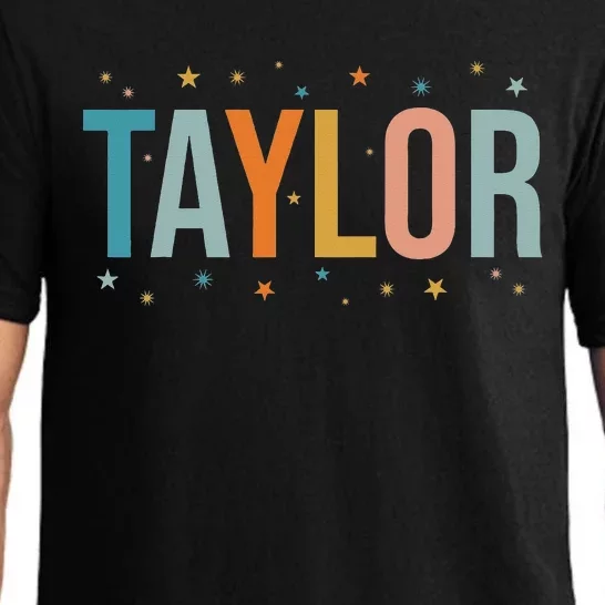 I Love Taylor Cute First Name Taylor Pajama Set