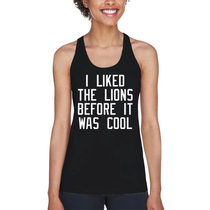 I Liked The Lions Before It Was Cool Slim Shady Women's Racerback Tank