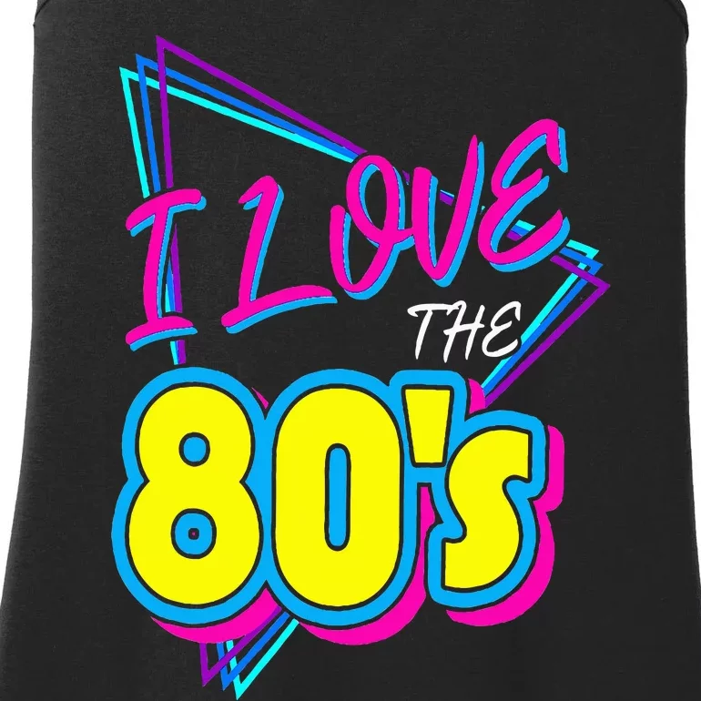 I Love the 80's I Love the 80s Ladies Essential Tank