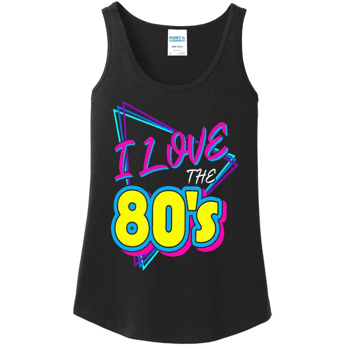 I Love the 80's I Love the 80s Ladies Essential Tank