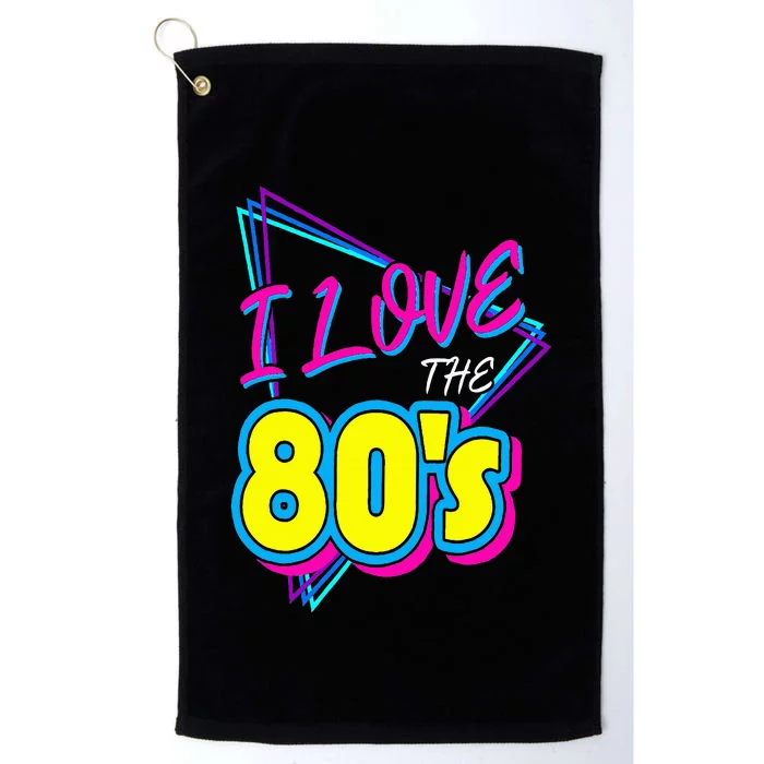 I Love the 80's I Love the 80s Platinum Collection Golf Towel