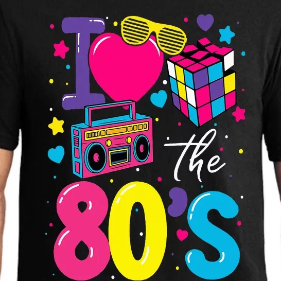 I Love The 80s 80's Party Retro Pajama Set