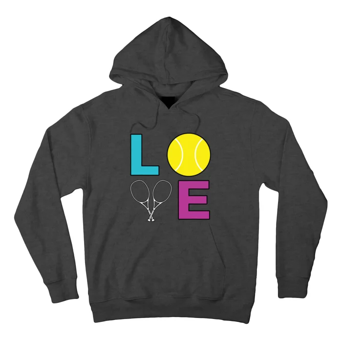 I Love Tennis Tennis Player Hoodie