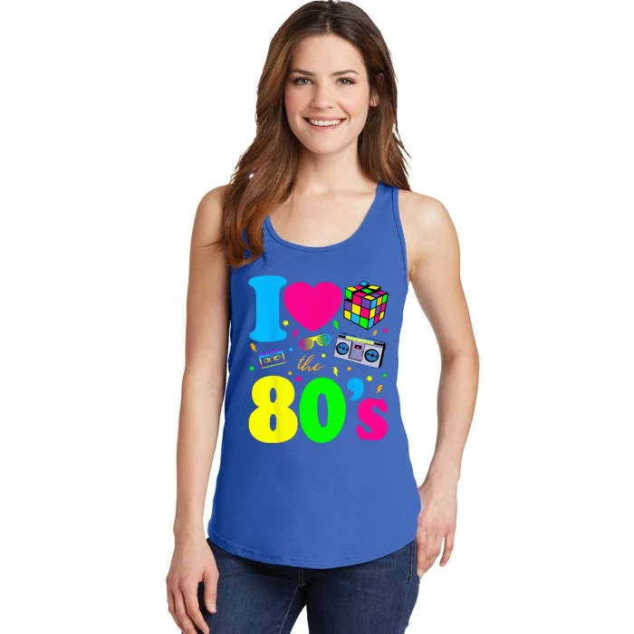 I Love The 80s 80s Clothes Ladies Essential Tank