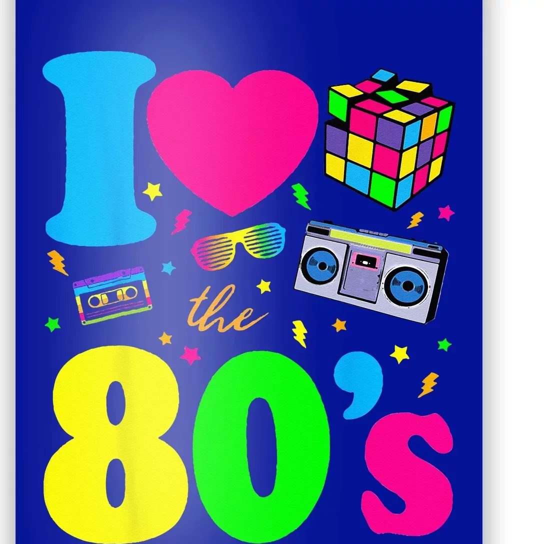 I Love The 80s 80s Clothes Poster