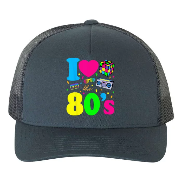 I Love The 80s 80s Clothes Yupoong Adult 5-Panel Trucker Hat