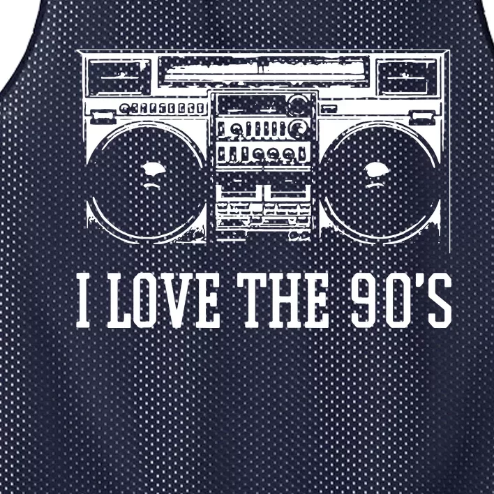 I Love The 90s Retro Mesh Reversible Basketball Jersey Tank