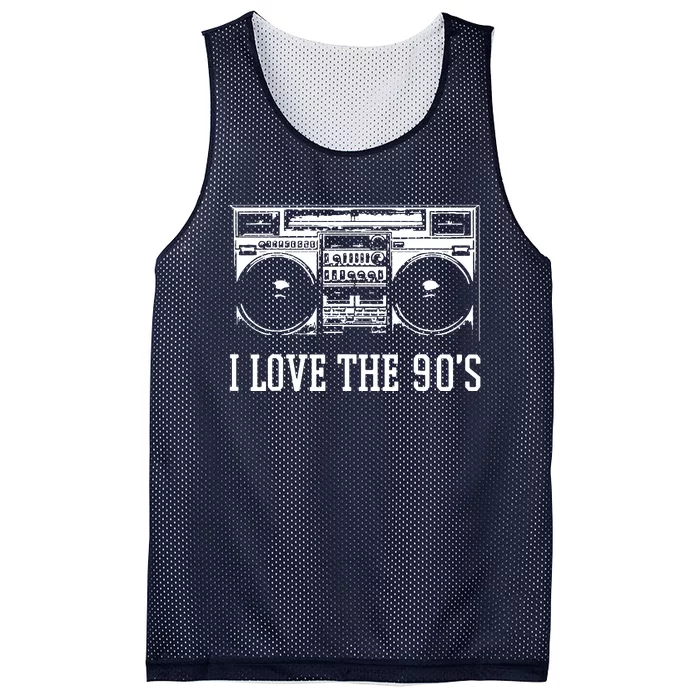 I Love The 90s Retro Mesh Reversible Basketball Jersey Tank