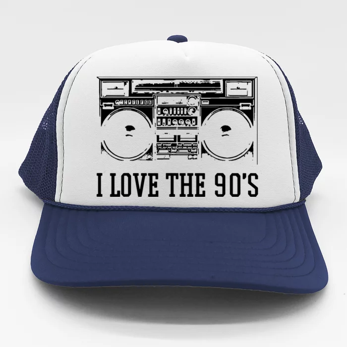 I Love The 90s Retro Trucker Hat