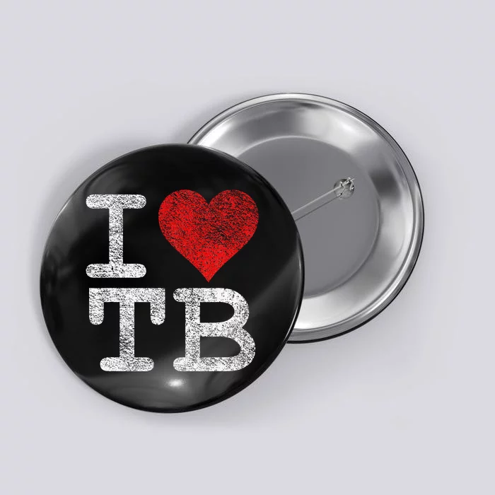 I Love Tampa Bay I Heart Tb Florida Football Button