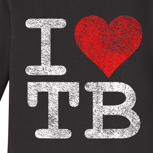 I Love Tampa Bay I Heart Tb Florida Football Baby Long Sleeve Bodysuit