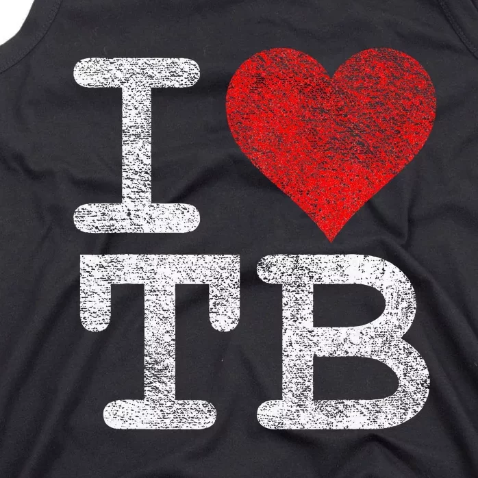 I Love Tampa Bay I Heart Tb Florida Football Tank Top