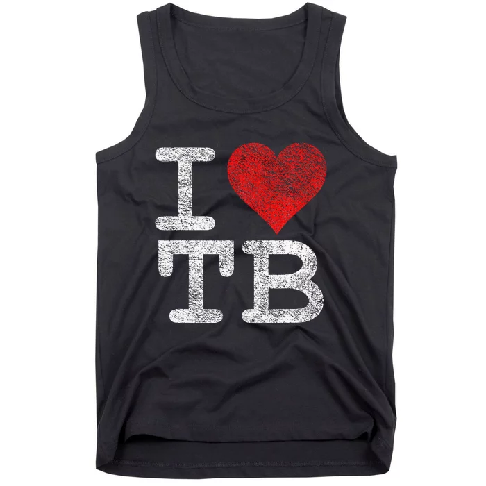 I Love Tampa Bay I Heart Tb Florida Football Tank Top