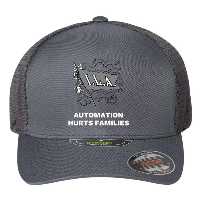 Ila Longshoremen Union Strike Port Workers Union Flexfit Unipanel Trucker Cap