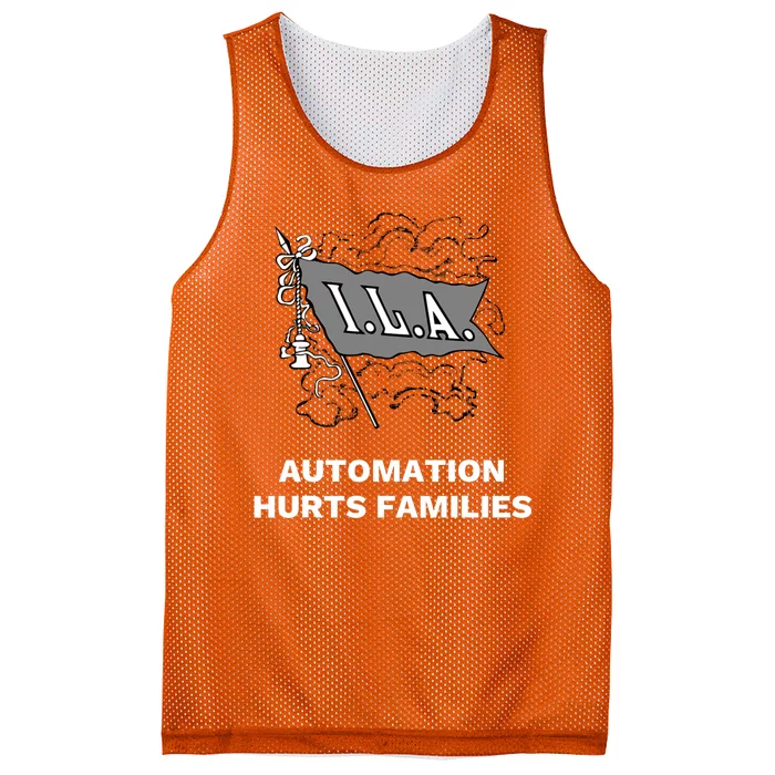 Ila Longshoremen Union Strike Port Workers Union Mesh Reversible Basketball Jersey Tank