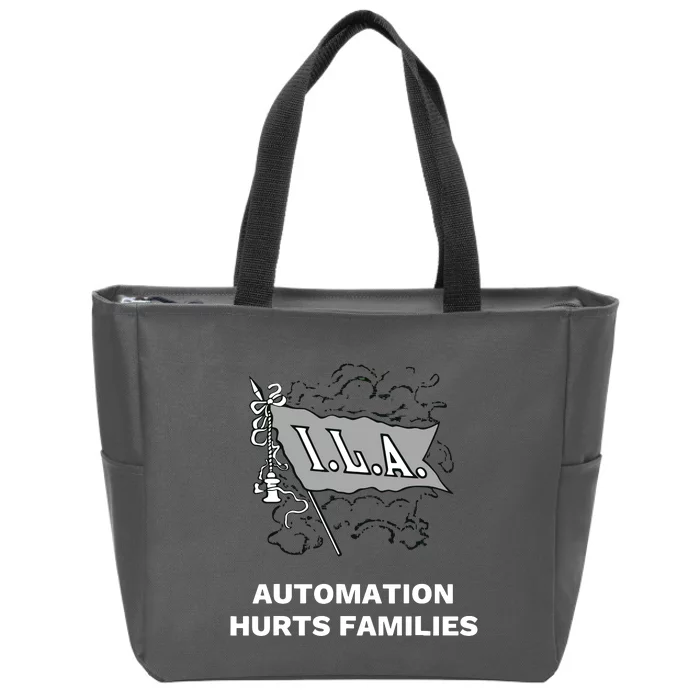 Ila Longshoremen Union Strike Port Workers Union Zip Tote Bag