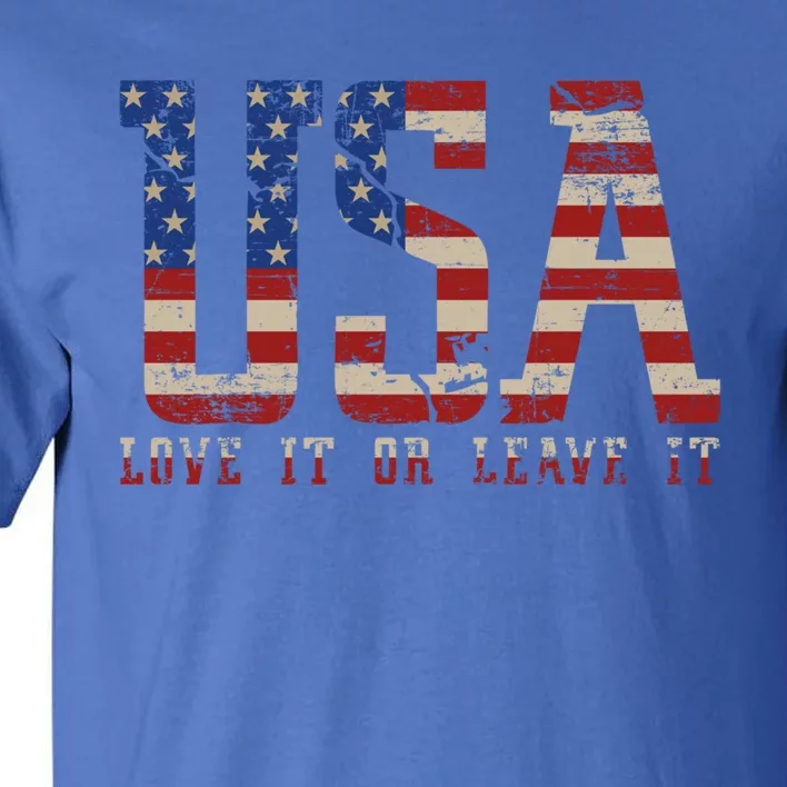 I Love Usa United States Of America Flag Patriotic Usa Gift Tall T-Shirt