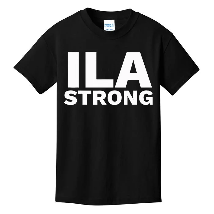 Ila Longshoremen Union Strike Port Workers Union Kids T-Shirt