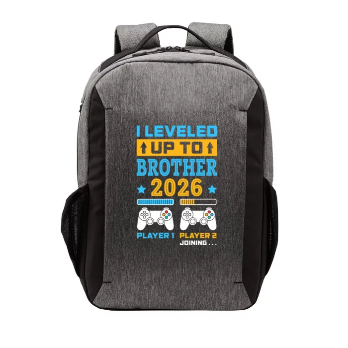 I Leveled Up To Brother 2026 Funny Big Brother Gamer Gift Vector Backpack