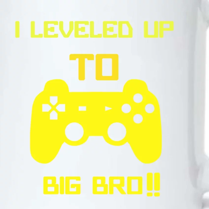 I Leveled Up To Big Bro! Gamer New Brother Gift Black Color Changing Mug