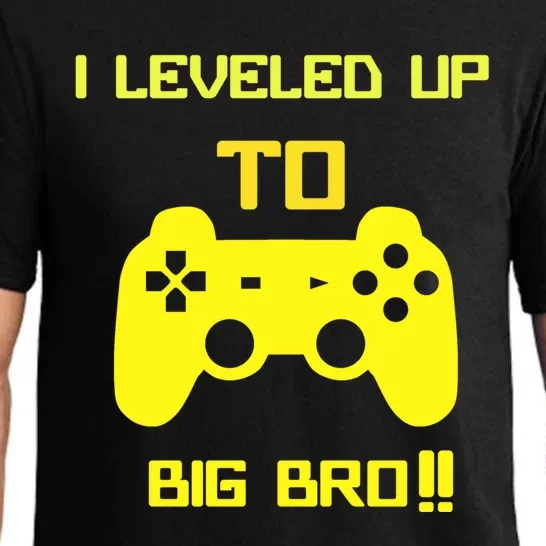 I Leveled Up To Big Bro! Gamer New Brother Gift Pajama Set