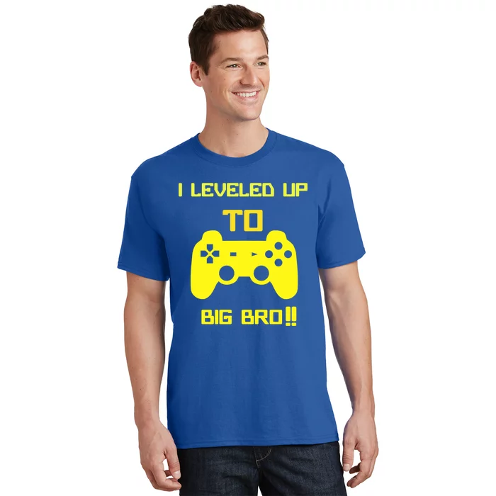 I Leveled Up To Big Bro! Gamer New Brother Gift T-Shirt