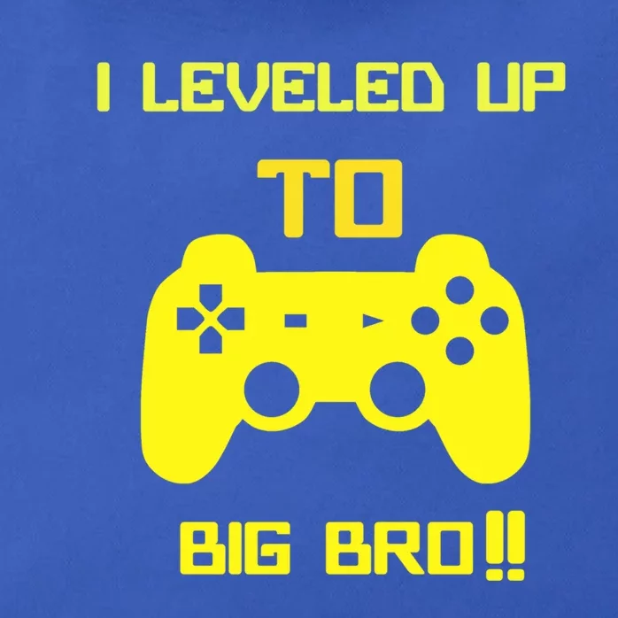 I Leveled Up To Big Bro! Gamer New Brother Gift Zip Tote Bag