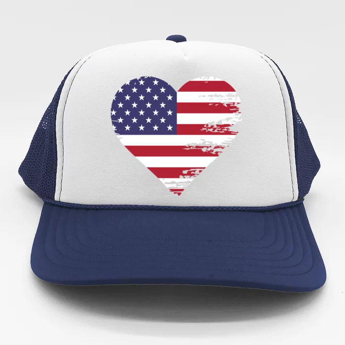 I Love Usa Gift Trucker Hat