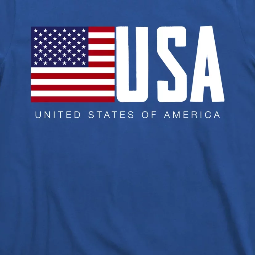 I Love Usa Enjoy Cool Usa United States Of America Flag Cool Gift T-Shirt