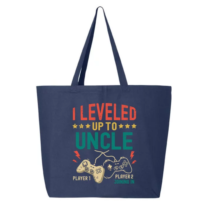 I Leveled Up To Uncle New Uncle Gamer Promoted To Uncle Gift 25L Jumbo Tote