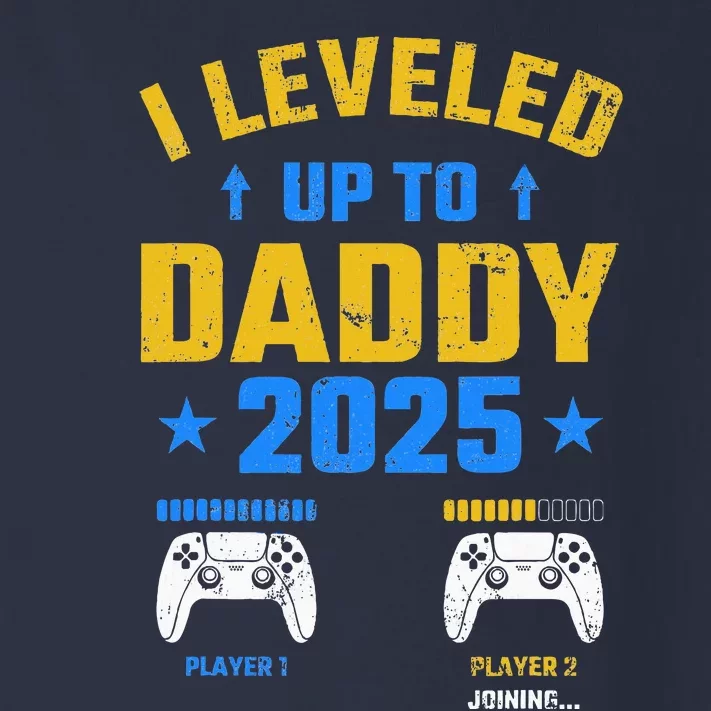 I Leveled Up To Daddy 2025 Father 2025 New Daddy 2025 Toddler Long Sleeve Shirt