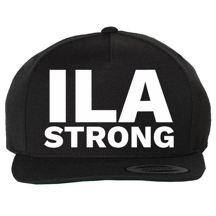 Ila Longshoremen Union Strike Port Workers Union Wool Snapback Cap