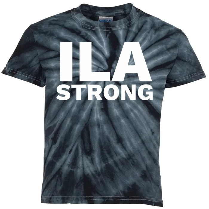 Ila Longshoremen Union Strike Port Workers Union Kids Tie-Dye T-Shirt