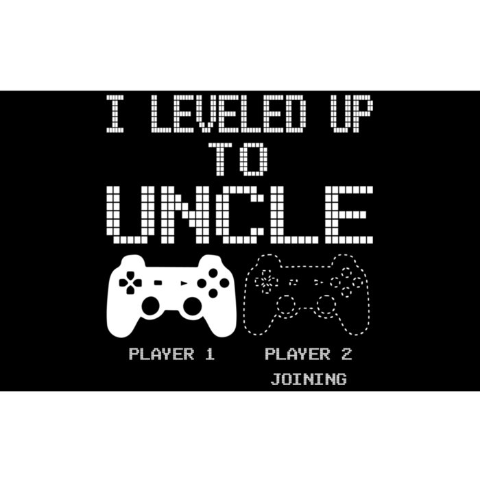 I Leveled Up To Uncle New Uncle Gaming Funny Bumper Sticker