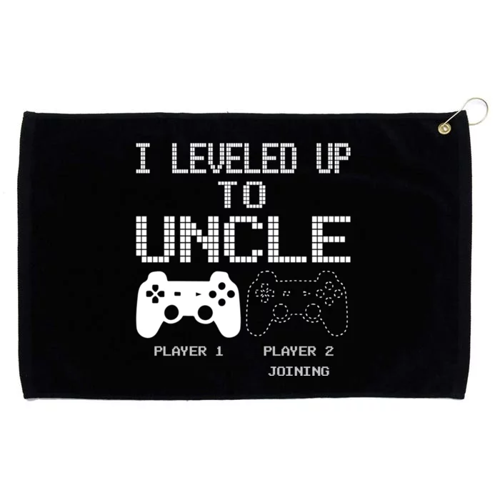 I Leveled Up To Uncle New Uncle Gaming Funny Grommeted Golf Towel