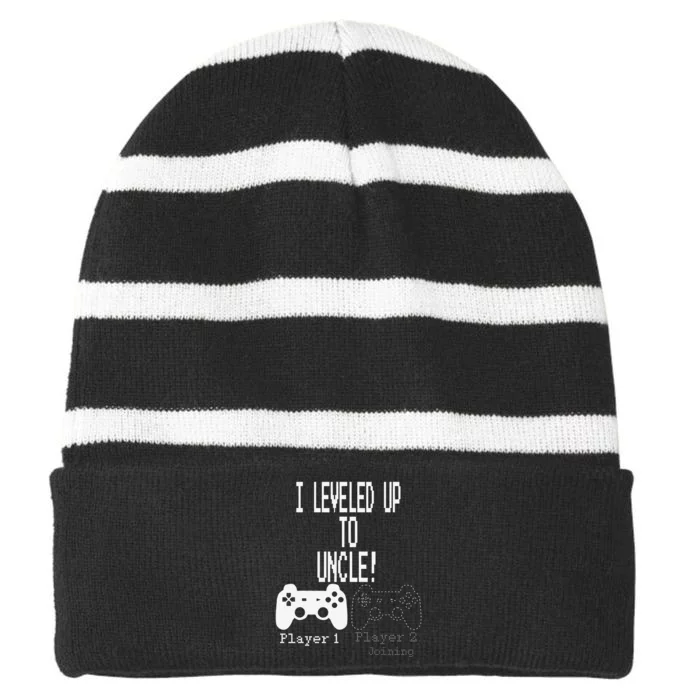 I leveled up to Uncle new uncle gaming Striped Beanie with Solid Band