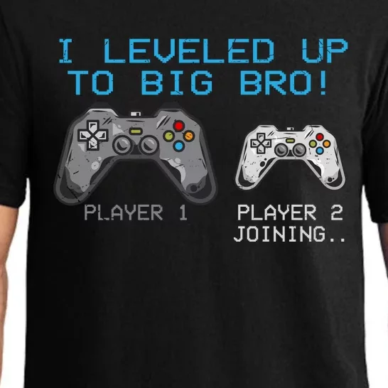 I Leveled Up To Big Bro Funny Video Game Lover Pajama Set