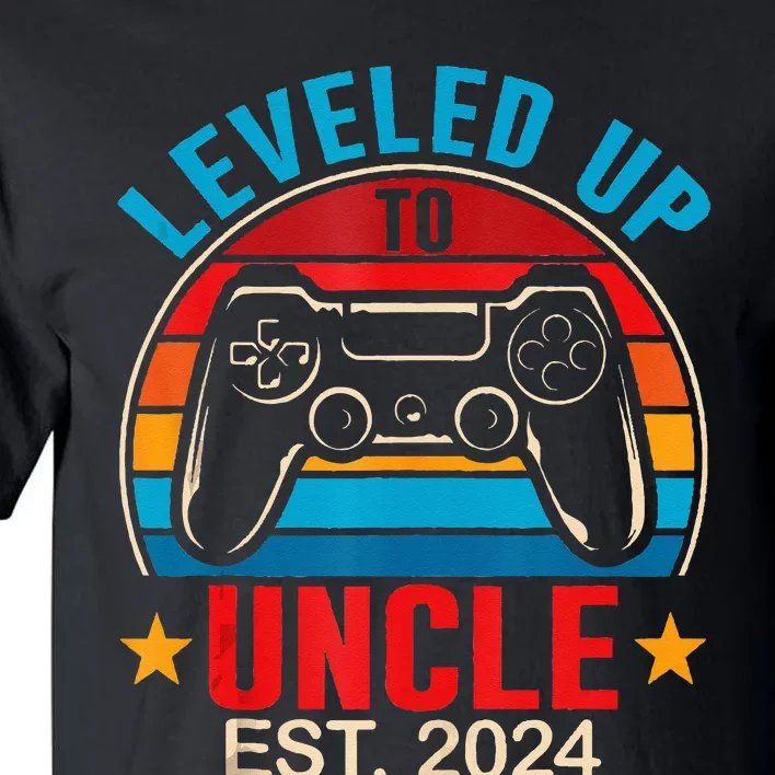 I Leveled Up To Uncle 2024 Promoted To Daddy Level Unlocked Tall T-Shirt