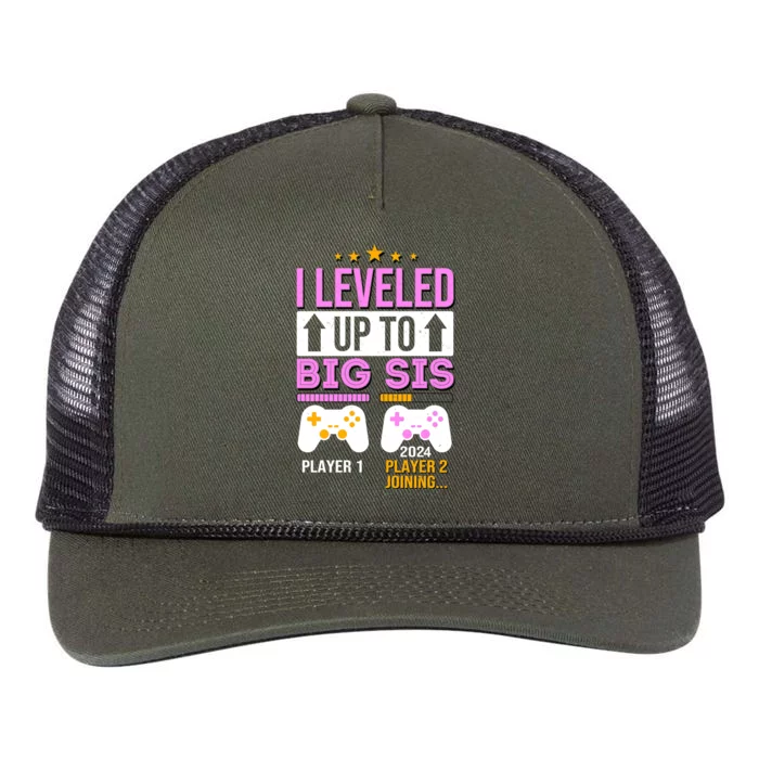 I Leveled Up To Big Sis Player 2 Joining 2024 Cute Retro Rope Trucker Hat Cap