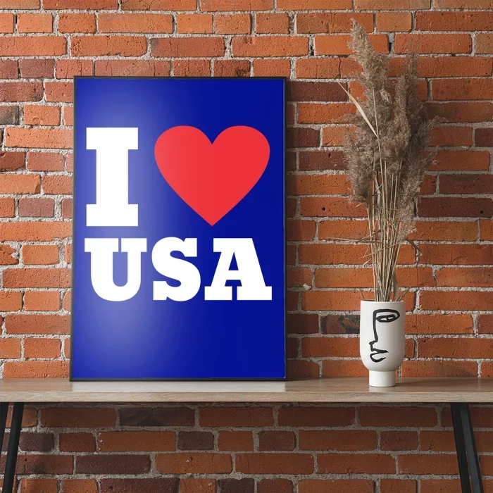 I Love Usa I Heart Usa Family Travel Usa Gift Poster