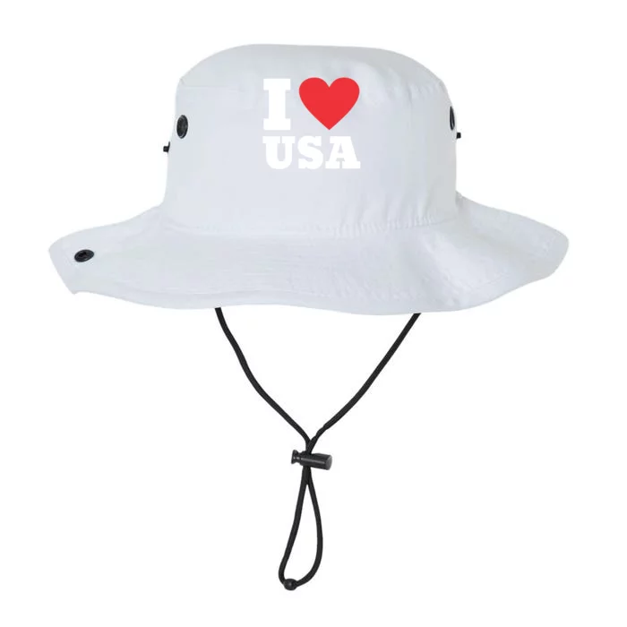 I Love Usa I Heart Usa Family Travel Usa Gift Legacy Cool Fit Booney Bucket Hat