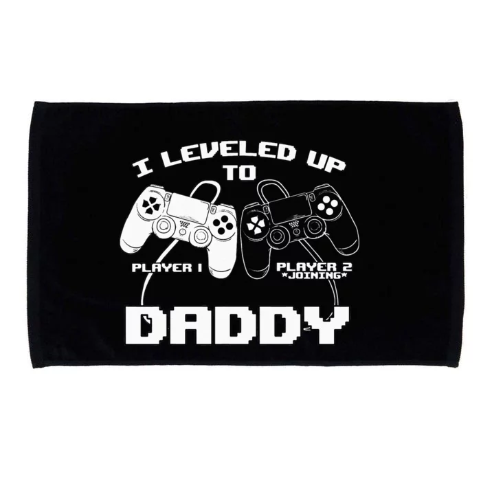 I Leveled Up To Daddy Gaming Controller RPG Game Microfiber Hand Towel