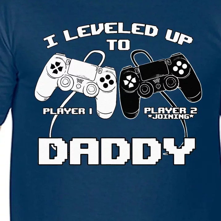 I Leveled Up To Daddy Gaming Controller RPG Game Comfort Colors T-Shirt